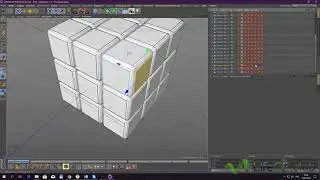 Моделим и анимируем кубик рубик в c4d