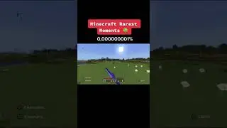 Minecraft Rarest Moments🍀0,00000001% 