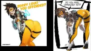 Overwatch The oppressive sexy pose (From the feminists of the Mary sue)