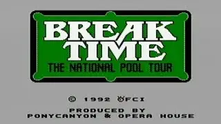 Break Time: The National Pool Tour - NES Gameplay
