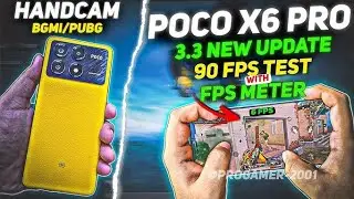 HANDCAM😈poco x6 pro bgmi gamplay