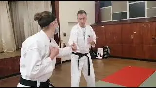 Wrist release self defence technique. Yori nuki. Shorinji kempo white to yellow belt 5th kyu.
