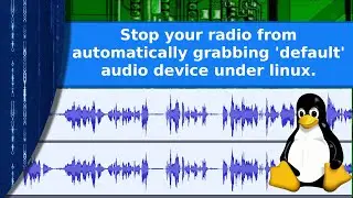 Ham radio and Linux - Stop your radio from automatically becoming the default audio device.