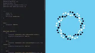 Double helix with CSS 3D and variables