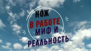 Нож в работе  сталь NIOLOX. ТО Богдан Аврамишин.