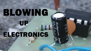 Blowing up electronic components