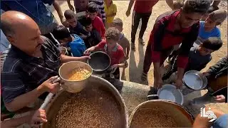 کودکان گرسنه غزه در صف غذا؛ دو میلیون فلسطینی باریکه از قحطی در رنج شدید هستند …