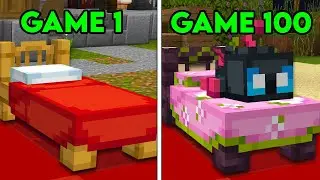 I Played 100 Games of Hive Bedwars