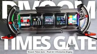 UNBOXING Divoom TIMES GATE / Pixel ART informative DISPLAY