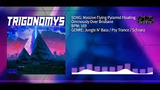 Massive Flying Pyramid Floating Ominously Over Brisbane | TRIGONOMYS TRACK 06〔2023 A.03〕