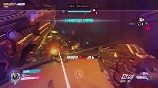 Overwatch Reaper intratable VS Lucio ulti highlight