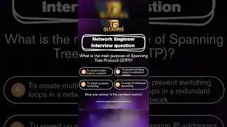 Network Engineer STP & RSTP interview Q & A | join our CCNA INTERNSHIP program, contact+918328429509