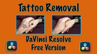 How to Remove a Tattoo or Blemish with the Free Version of DaVinci Resolve