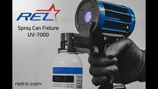 REL Spray Can Fixture for LED UV-A Lamps