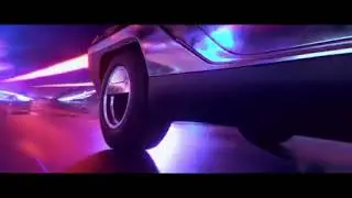 Synthwave Delorean