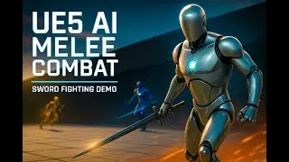Unreal Engine 5 | AI Melee Combat Demo with Sword Fighting