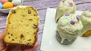 Творожный ПП КУЛИЧ без дрожжей, без сахара. ПП Глазурь для кулича