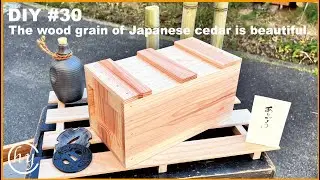How to make a Japanese toolbox, made by Japanese.No screws are used.DIY#30