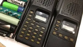 Как вскрыть аккумулятор от ICOM IC-F3S и IC-F4S-4