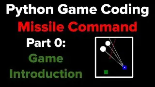 Python Game Programming Tutorial: Missile Command Intro