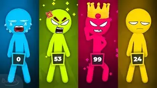 Who Will Be The Next Stickman King? - Stickman Party MINIGAMES