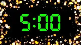 Relaxing 5 Minute Christmas Countdown Timer for Classroom, Home and Games