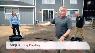 How to Build a Koi Pond: Step 3 - Lay Plumbing