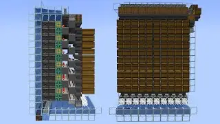 Very Simple 1x1 Tileable Multi Item Sorter | Minecraft