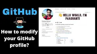 How to create GitHub Profile with new Readme feature  