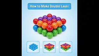 How to make double layer in magnetic balls