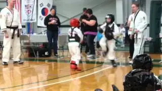Jordan sparring @ Slippery Rock University 4/20/13