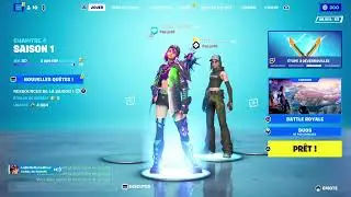 Fille Joue Live en direct a Fortnite