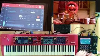 Akai MPC ONE - Full Workflow Tutorial - Live Looping Jam, external midi keyboard and usb peripheral