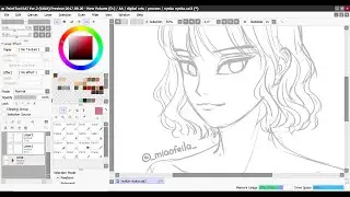 Paint Tool SAI 2 Speedpaint - Headshot sketch