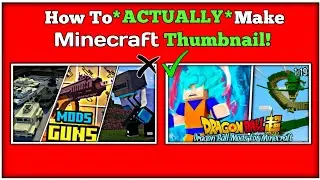 How To Make Minecraft Thumbnails | What Are The Qualifications Of A Good Thumbnail? By Demonstages
