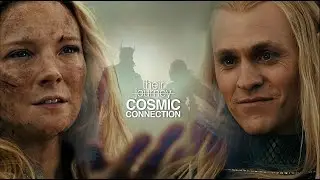 sauron & galadriel | their -journey- cosmic connection