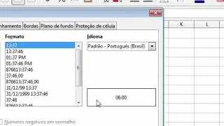 Como fazer a soma das horas no LibreOffice Calc.