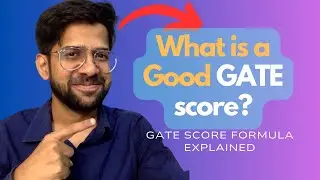 GATE Rank and GATE Score formula EXPLAINED- What is GOOD GATE SCORE? GATE Rank 452 but-NO ADMISSION