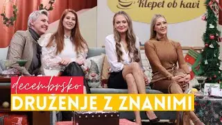 Decembrsko druženje z znanimi; Iryna Osypenko, Lucija Ćirović, Eva Boto