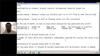 SAP S/4 HANA Finance Training S-12 | COPA