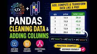 🏆 Pandas Adding Columns Explained 🚀 | Create New Columns Like a Pro