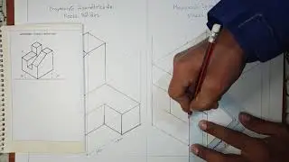 Proyección isométrica de piezas solidas