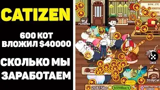 Как получить airdrop catizen 600 кот вложил $40000. Аирдроп catizens в telegtam  #catizen
