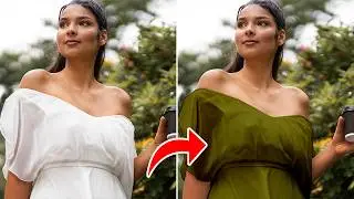 How to Change Dress Color in Photoshop (Easy Tutorial for Beginners)