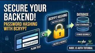 Password Hashing in Node.js: Bcrypt, Database Storage & Secure Login