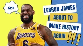 LeBron James is about to SMASH this Legend's NBA RECORD