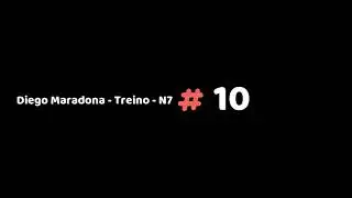 Maradona - A Lenda aquecendo antes do jogo - N7