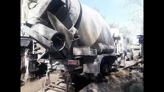 Снятие оси балансиров Камаз Евро1! Шабашка, сварка, прогонка резьбы на крабах! Часть 4.