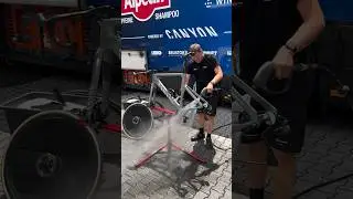 Can you wash your bike this quickly? #shorts #bike #tour