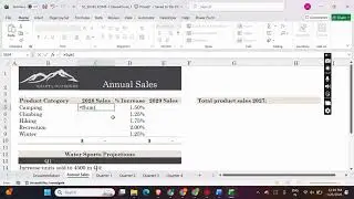 Shelly Cashman Excel 365 | Module 5: End of Module Project 1 Shasta Outdoors 